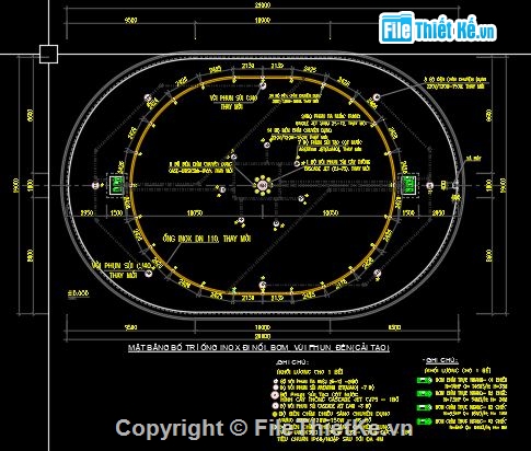 Đài nước,file cad đài phun nước,bản vẽ đài phun nước